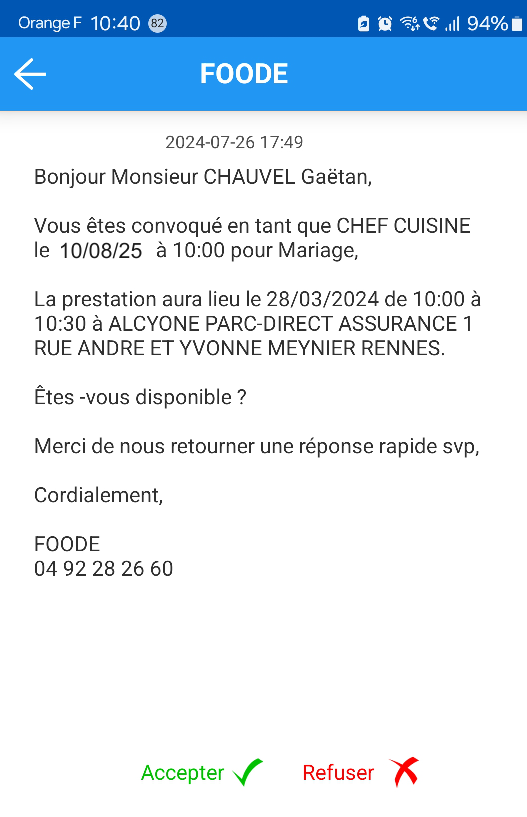 App Mobile Detail